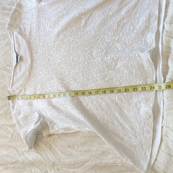 EUC vintage Christopher & Banks Sparkle Tee Shirt - Picture 10 of 10
